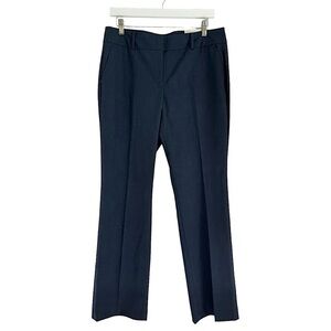 NWT Ann Taylor Factory Women’s Signature Straight Leg Pants Navy Blue Size 8‎